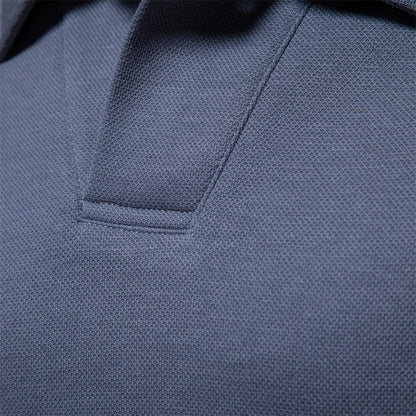 Casual Polo Sweater for Men – Long Sleeves - Stylish and Comfortable
