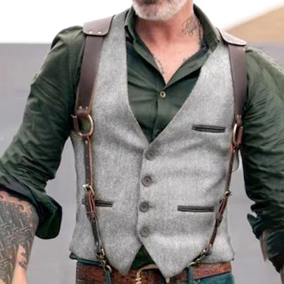 Casual Tailored Vest for Men - Randy