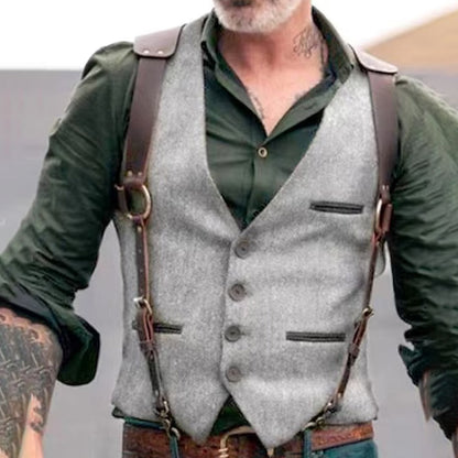 Casual Tailored Vest for Men - Randy