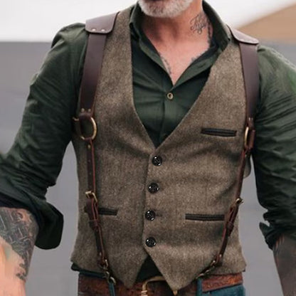 Casual Tailored Vest for Men - Randy