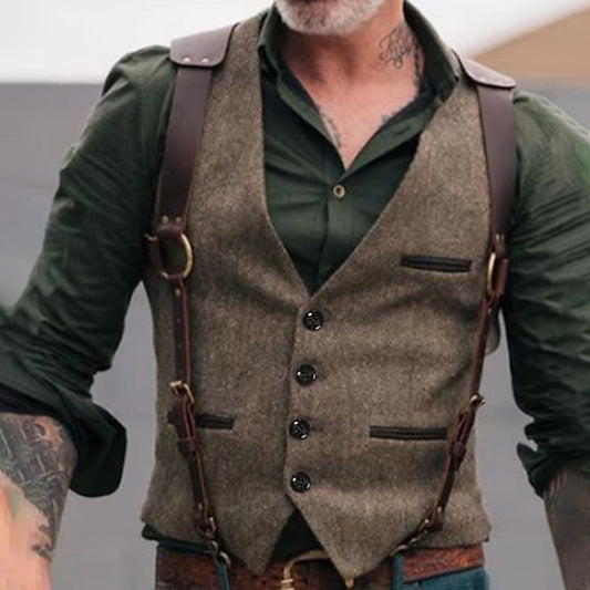 Casual Tailored Vest for Men - Randy