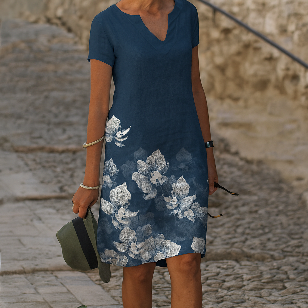 Casual V-neck Dress for Women