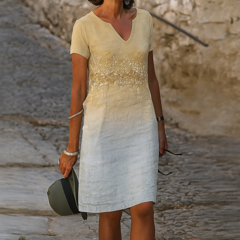 Casual V-neck Dress for Women