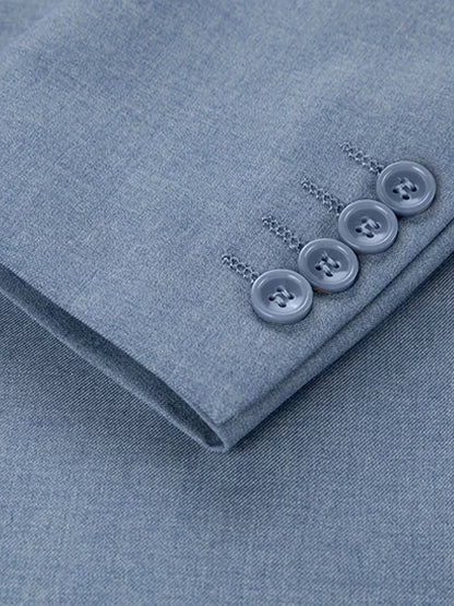 Casual blazer with double-breasted fastening