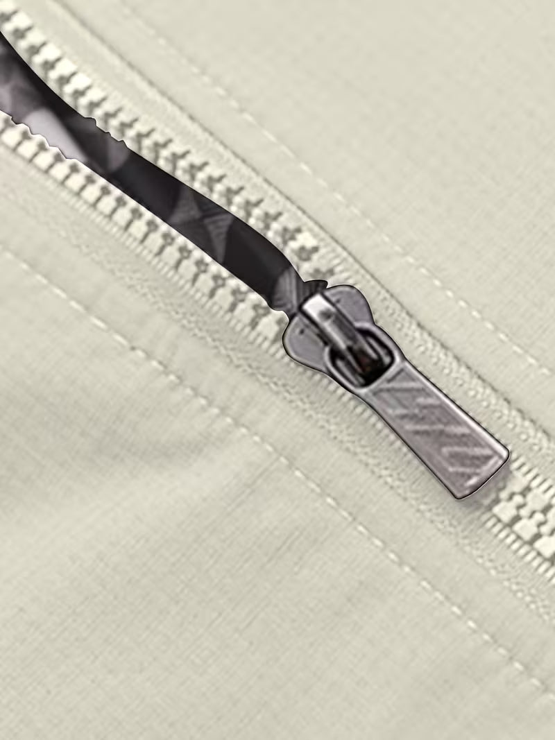 Casual bomber jacket with stand-up collar