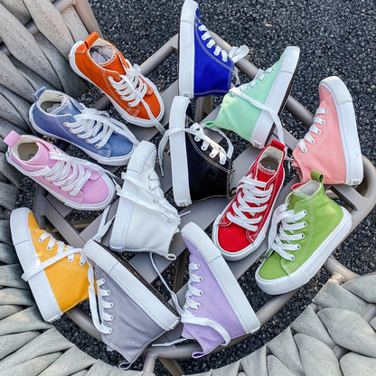 Casual high top lace-up shoes for children outdoor activities - Endie