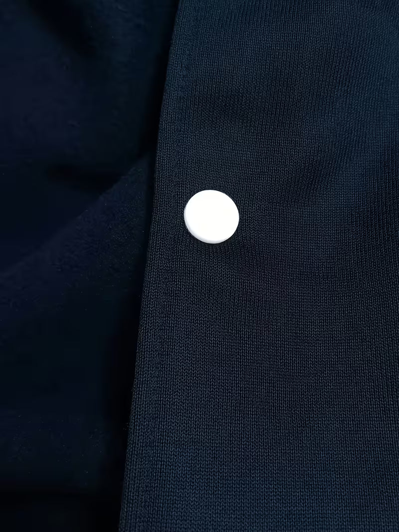Casual jacket with colour-block design and baseball collar
