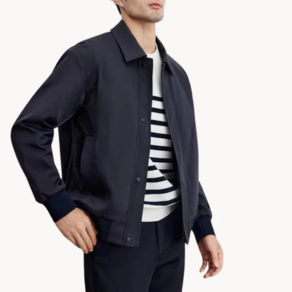 Hugo | Casual jacket with button closure and elastic hem