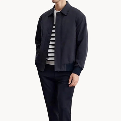 Hugo | Casual jacket with button closure and elastic hem