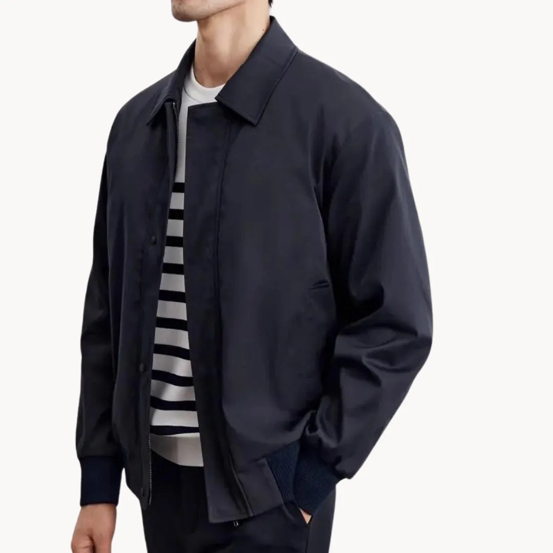 Hugo | Casual jacket with button closure and elastic hem