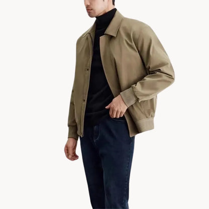 Hugo | Casual jacket with button closure and elastic hem