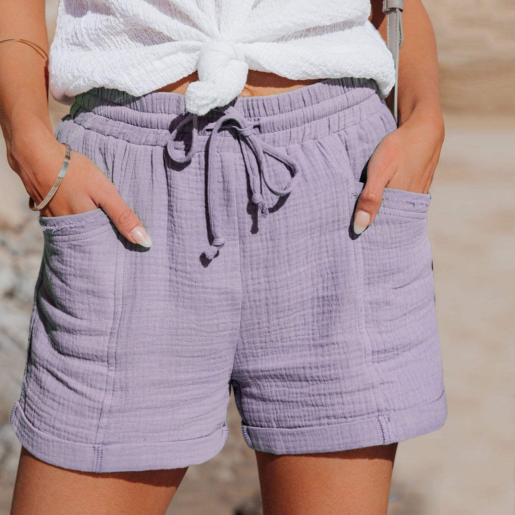 Casual lightweight shorts for women
