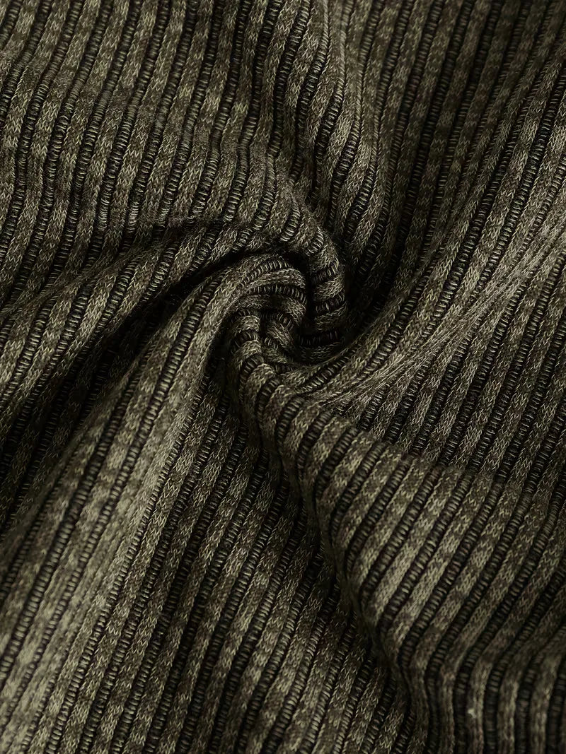 Casual men's T-shirt with jacquard pattern