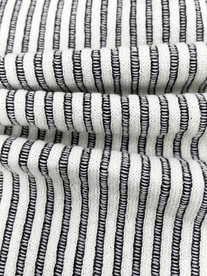 Casual men's T-shirt with jacquard pattern