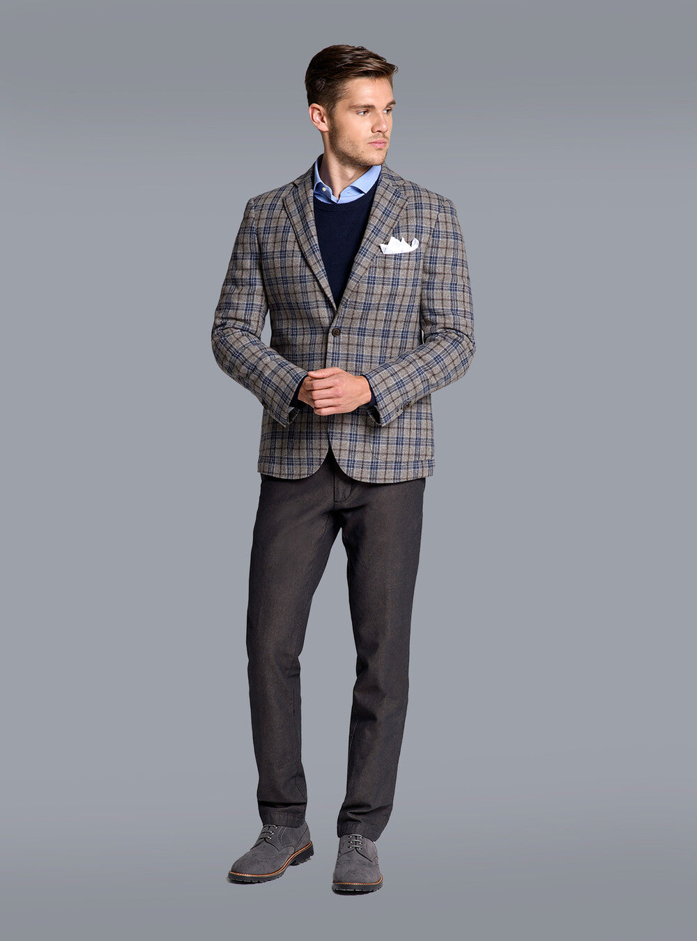 Casual men's cashmere sweater - Benjo