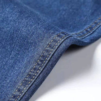 Casual men's jeans with light wash