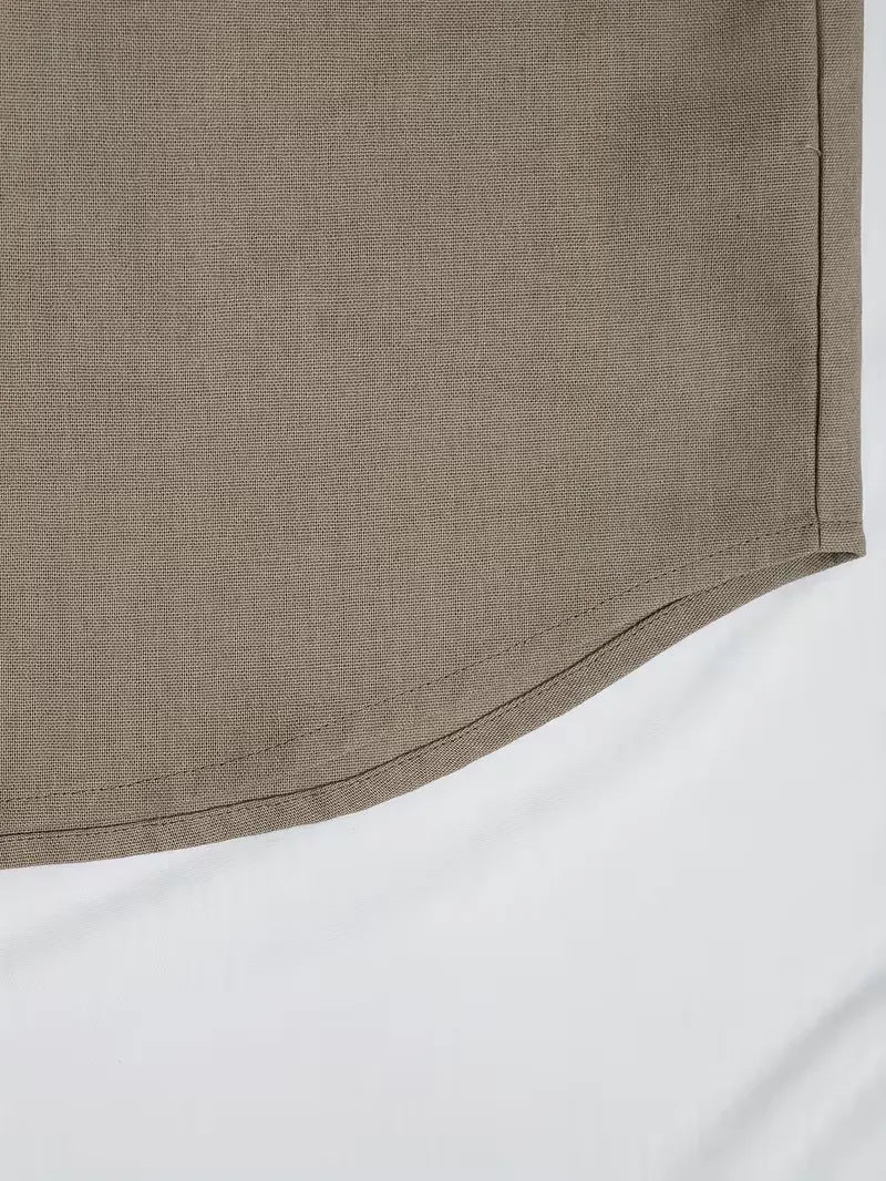 Casual men's shirt with long sleeves