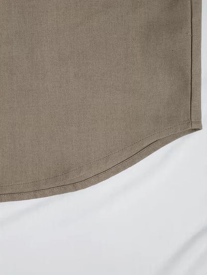 Casual men's shirt with long sleeves