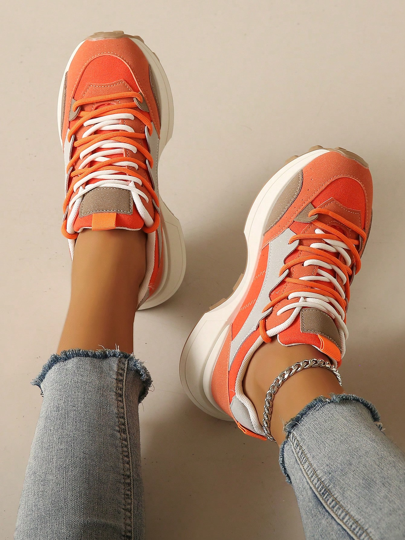 Casual modern colored sneakers for women - Katja