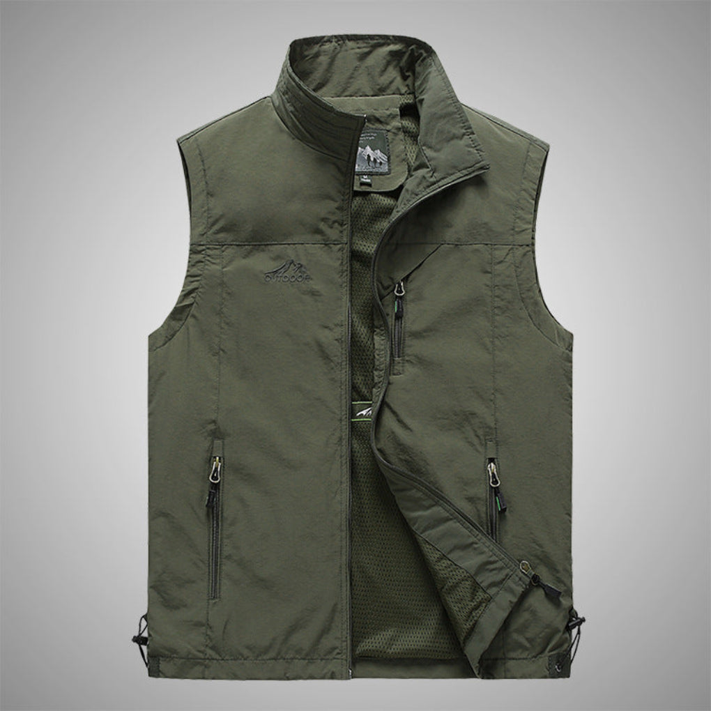 Casual outdoor bodywarmer for men
