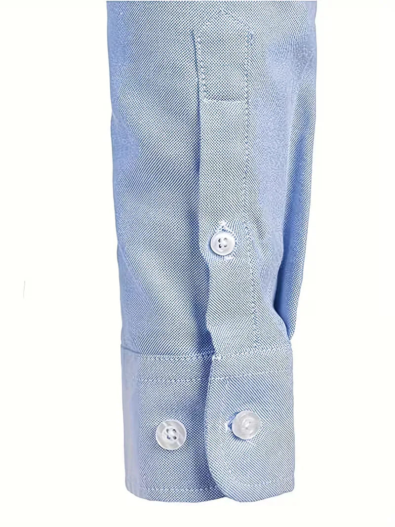 Casual shirt with mandarin collar