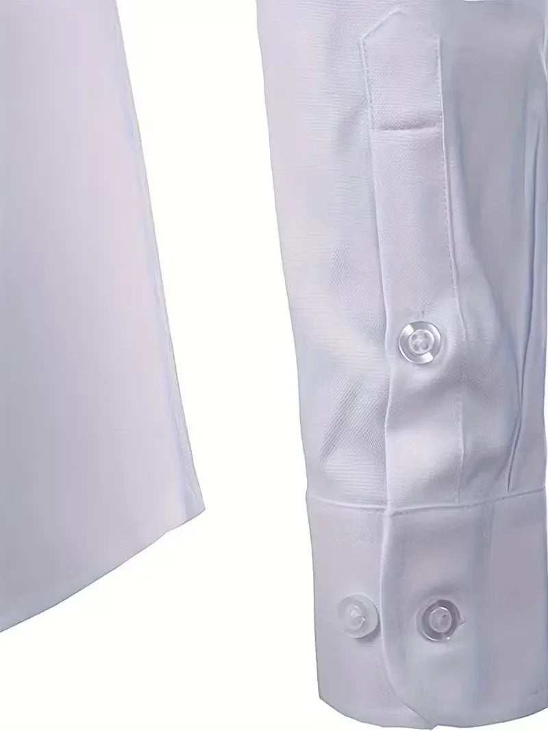 Casual shirt with mandarin collar