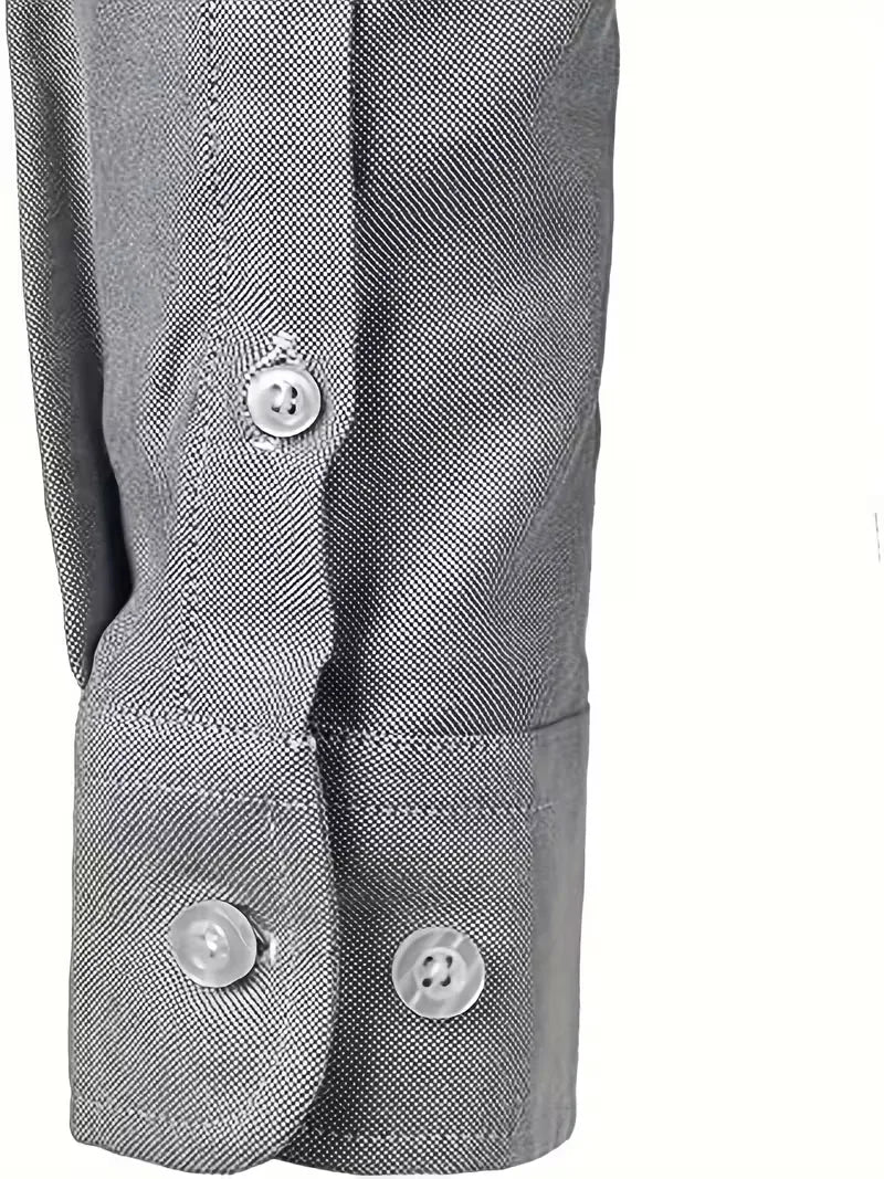 Casual shirt with mandarin collar