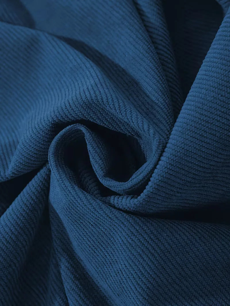 Casual shirt with ribbed texture