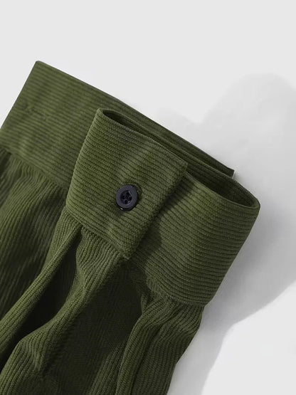 Casual shirt with ribbed texture