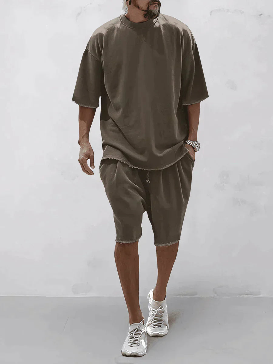 Casual shirt with shorts for men - Mitch
