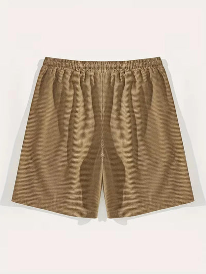 Casual shorts with drawstring waist and side pockets