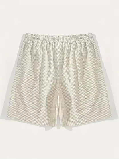 Casual shorts with drawstring waist and side pockets