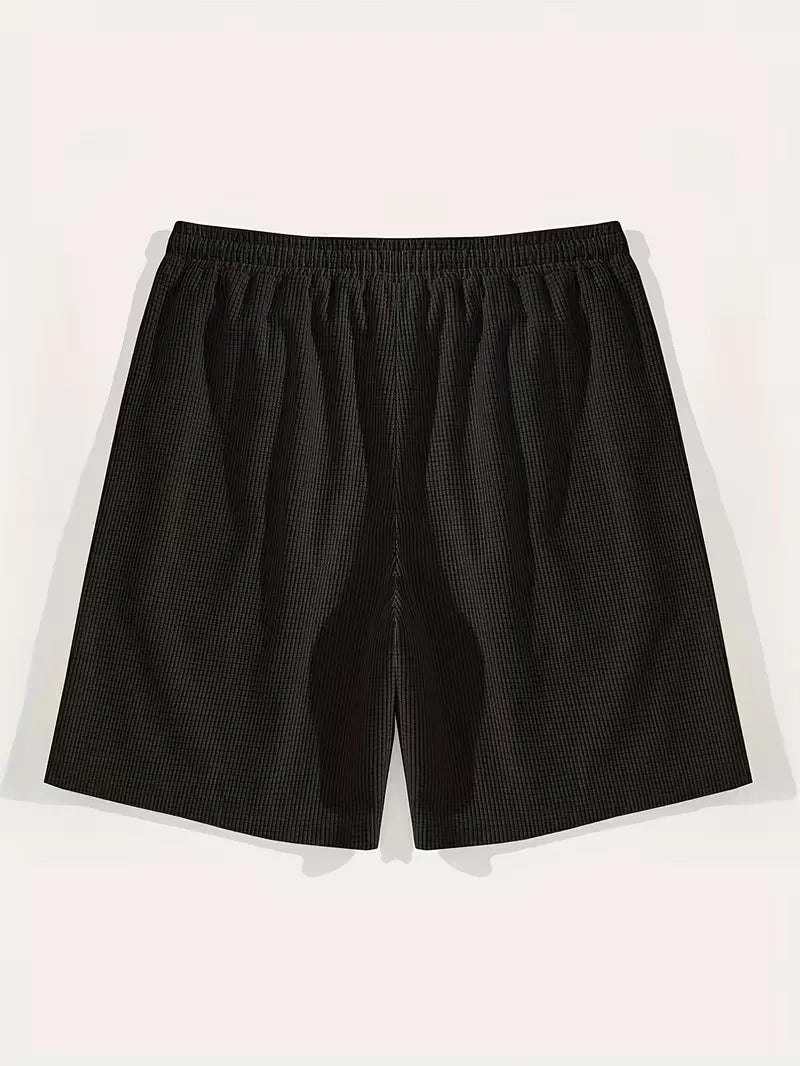Casual shorts with drawstring waist and side pockets