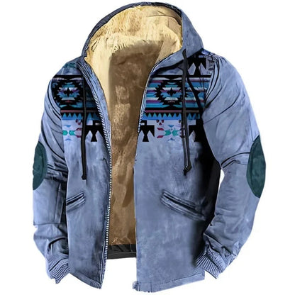 Casual winter jacket with hood - Marcelino