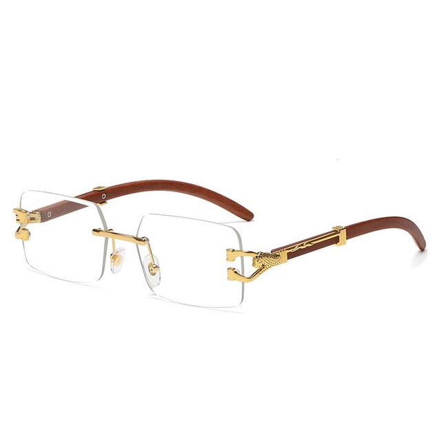 Ray - Rimless Square Sunglasses with Gradient Lens