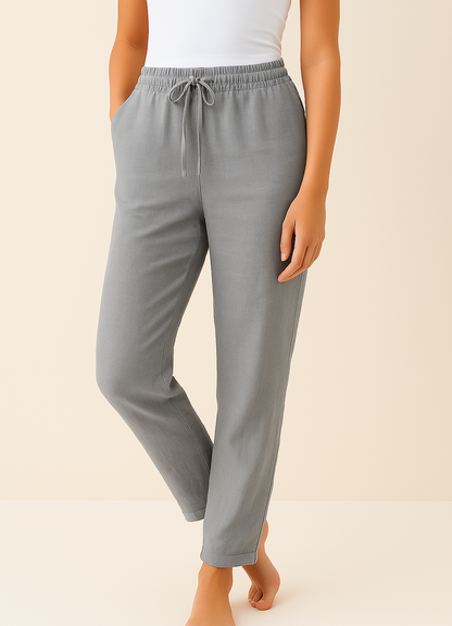 Lightweight Ladies' Trouser with Linen Blend