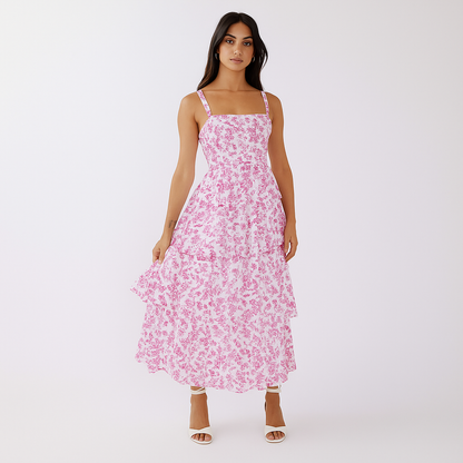 Boho Floral Maxi Dress