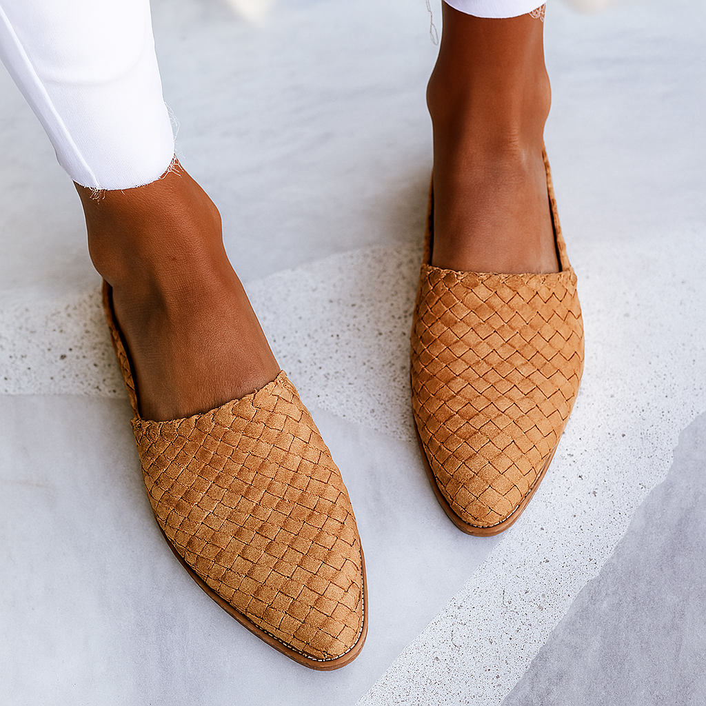 Retro British Style Flat Sandals