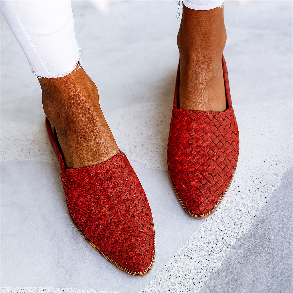 Retro British Style Flat Sandals