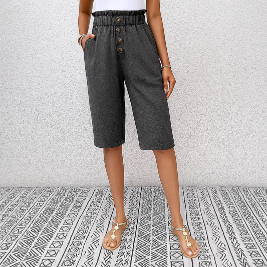 Pantalones Harem de Talle Alto y Corte Holgado para Mujer