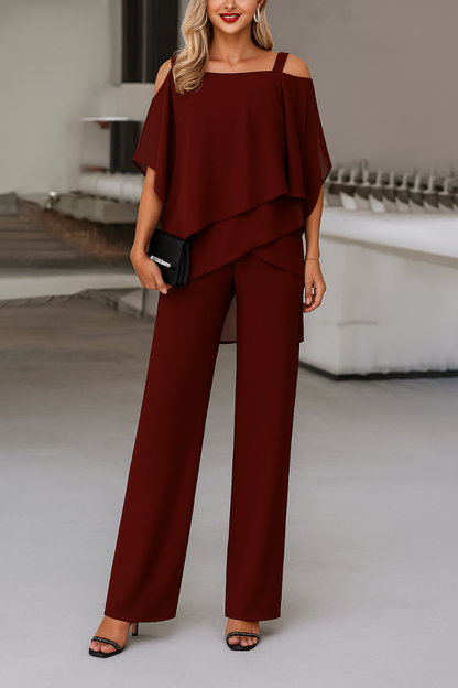 Cold-Shoulder 2-Piece Set