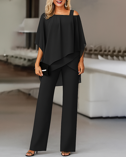 Cold-Shoulder 2-Piece Set