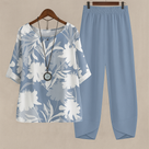 Perfektes, bequemes, elegantes zweiteiliges Blumen-Set