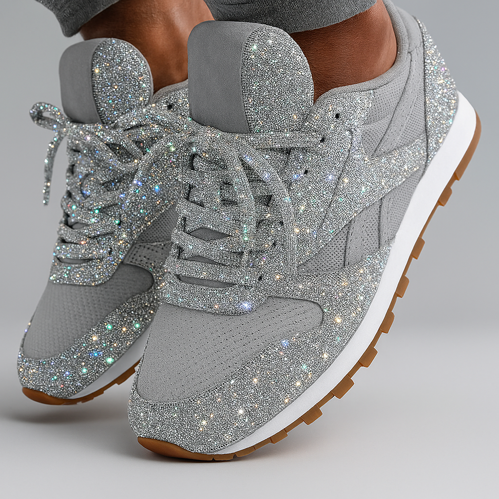 Glitter Chunky Sneakers for Women