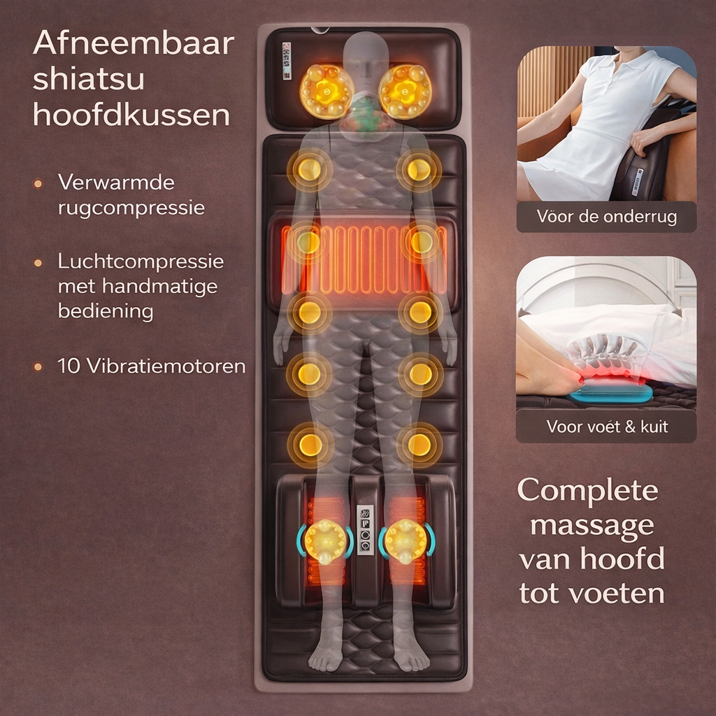 Massage Mattress with Full Body Massage – Comfort and Relaxation in One