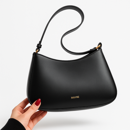 Bolso bandolera de cuero sintético con correa ajustable