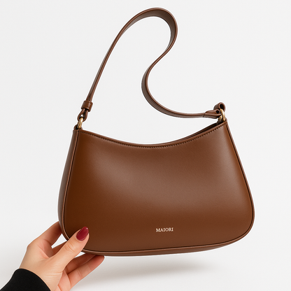 Bolso bandolera de cuero sintético con correa ajustable