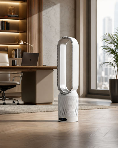3-in-1 Air Purifier Tower Fan with Air Cleaner | Oscillation & LED Touchscreen