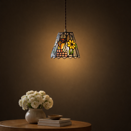 Tiffany Pendant Lamp | Decorative Glass, Vintage Style | Ceiling