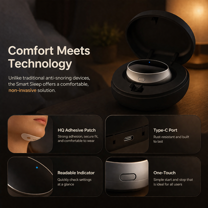 Anti-snore chin clip | Comfortable sleep device | Night